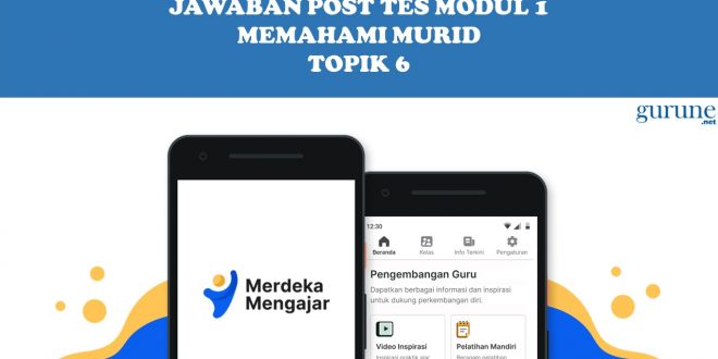 Jawaban Post Tes Modul Memahami Murid Topik Penyesuaian Pembelajaran Dengan Kebutuhan Dan