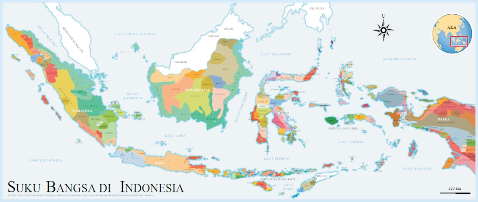 peta suku bangsa di indonesia