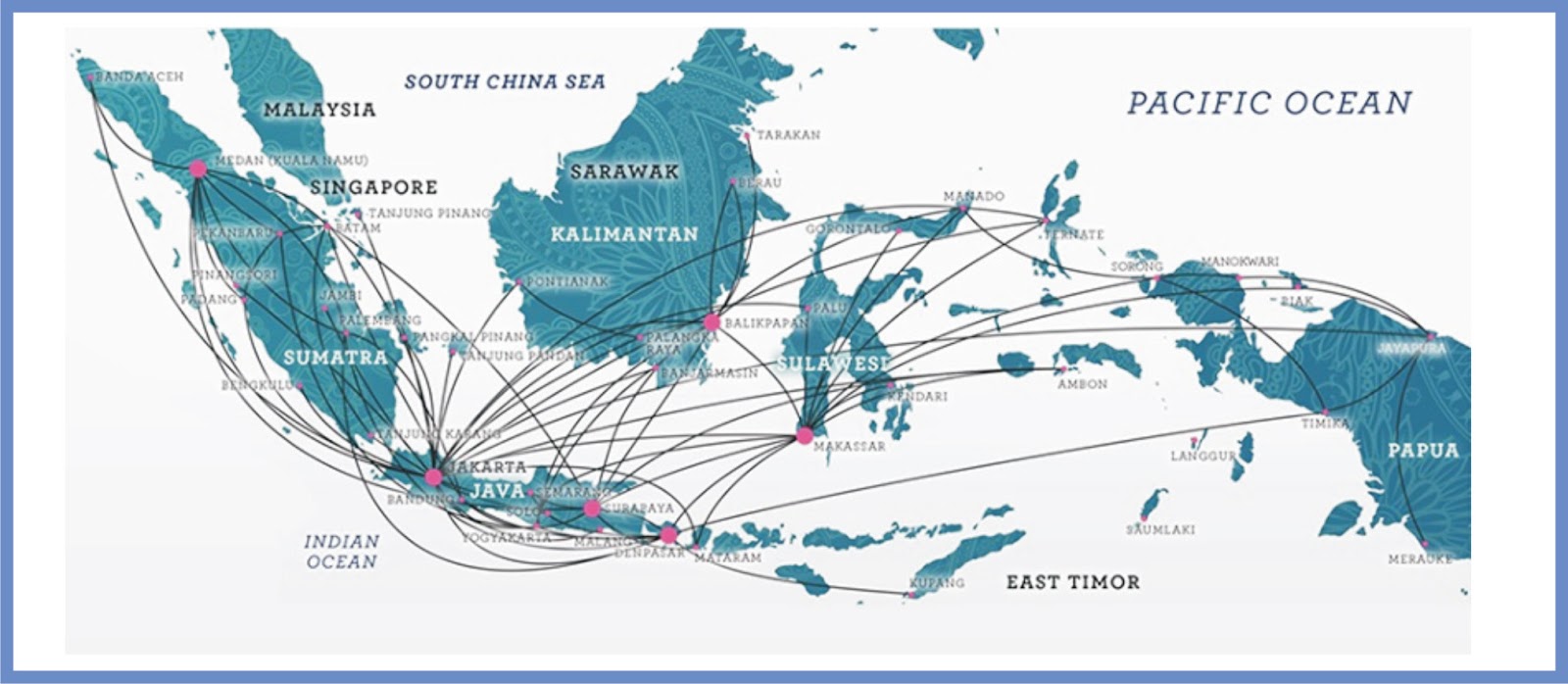 bandara-bandara dan lapangan udara di tiap-tiap provinsi di Indonesia