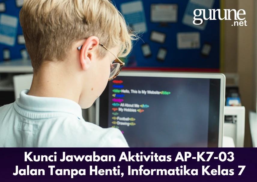 Kunci Jawaban Aktivitas AP-K7-03 Jalan Tanpa Henti, Informatika Kelas 7
