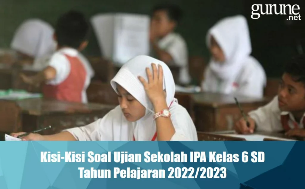 Download Kisi-Kisi US IPA Kelas 6 SD TP 2022/2023
