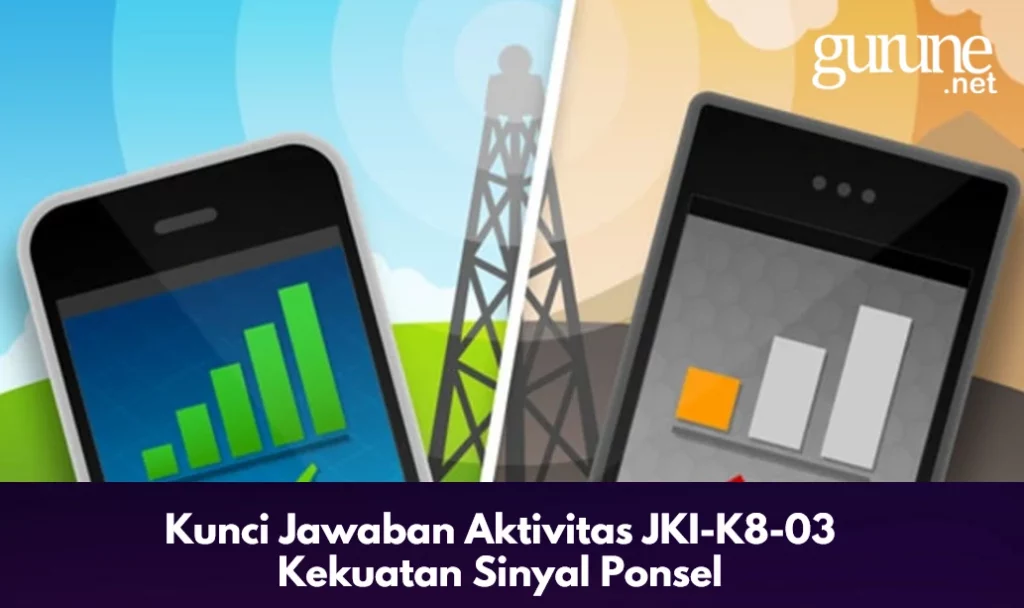 Kunci Jawaban Aktivitas JKI-K8-03 Kekuatan Sinyal Ponsel