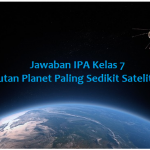 Jawaban IPA Kelas 7 Urutan Planet Paling Sedikit Satelitnya