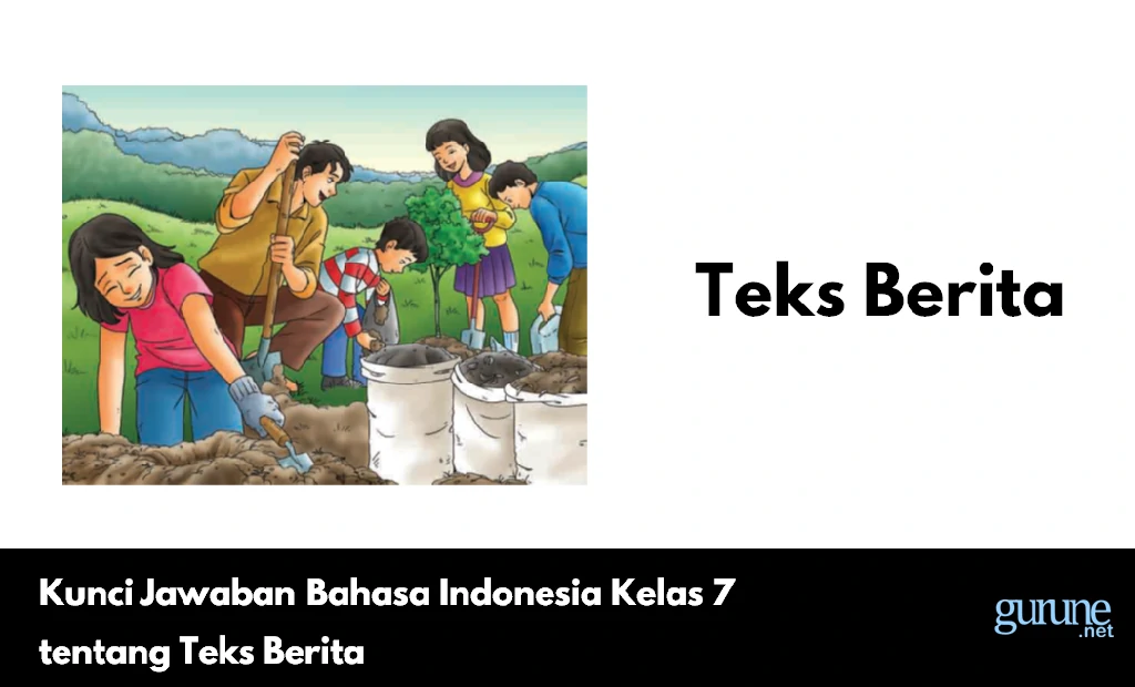 Kunci Jawaban Bahasa Indonesia Kelas 7 tentang Teks Berita