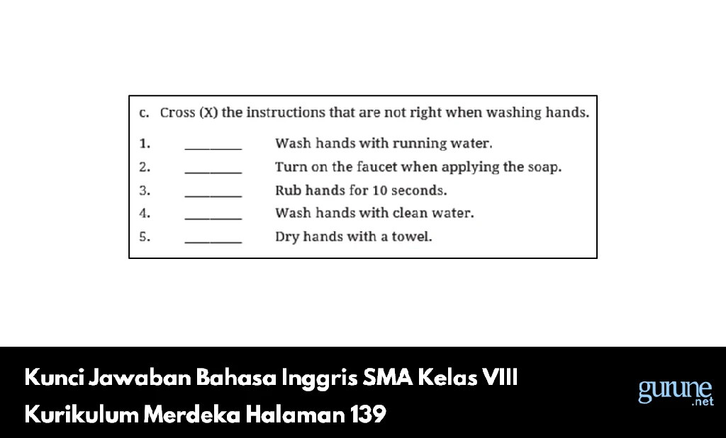 Kunci Jawaban Bahasa Inggris SMA Kelas VIII Kurikulum Merdeka Halaman 139