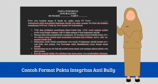 Contoh Format Pakta Integritas Anti Bully