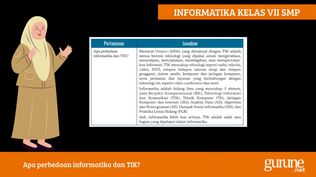 Apa perbedaan informatika dan TIK
