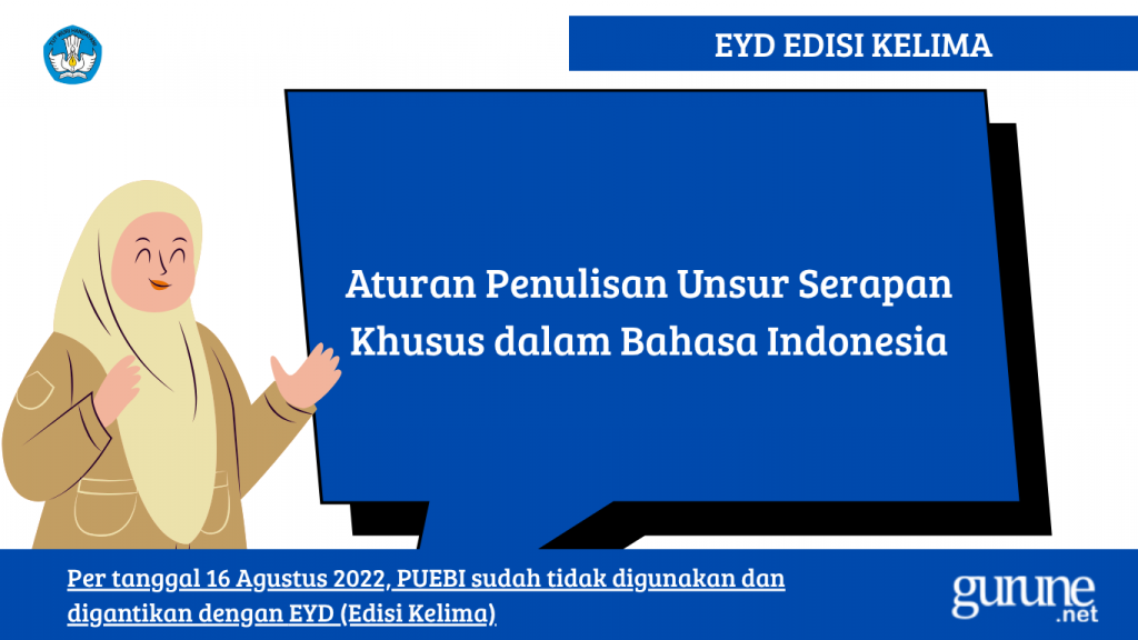 Aturan Penulisan Unsur Serapan Khusus dalam Bahasa Indonesia