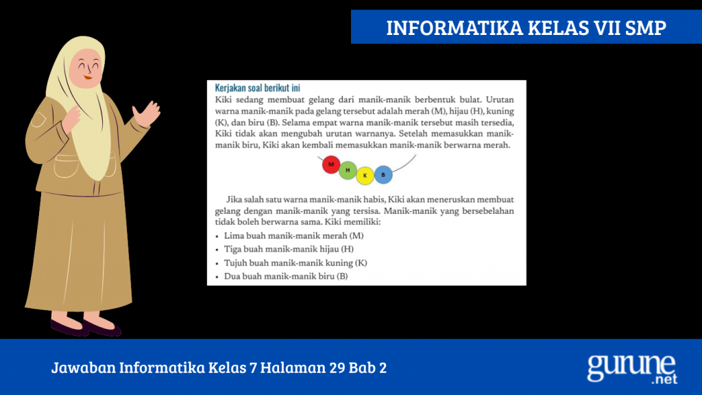 Jawaban Informatika Kelas 7 Halaman 29 Bab 2
