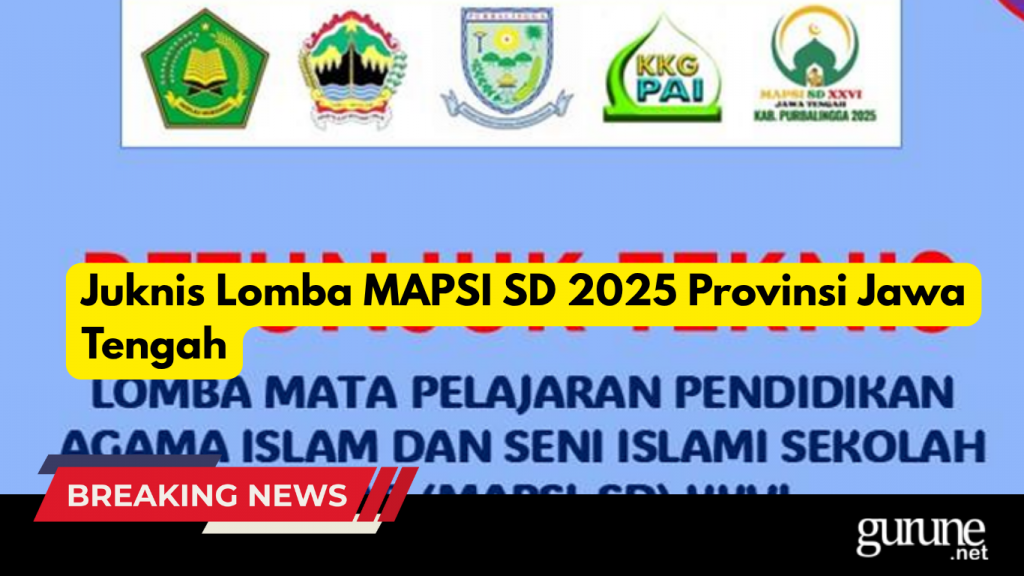 Juknis Lomba MAPSI SD 2025 Provinsi Jawa Tengah