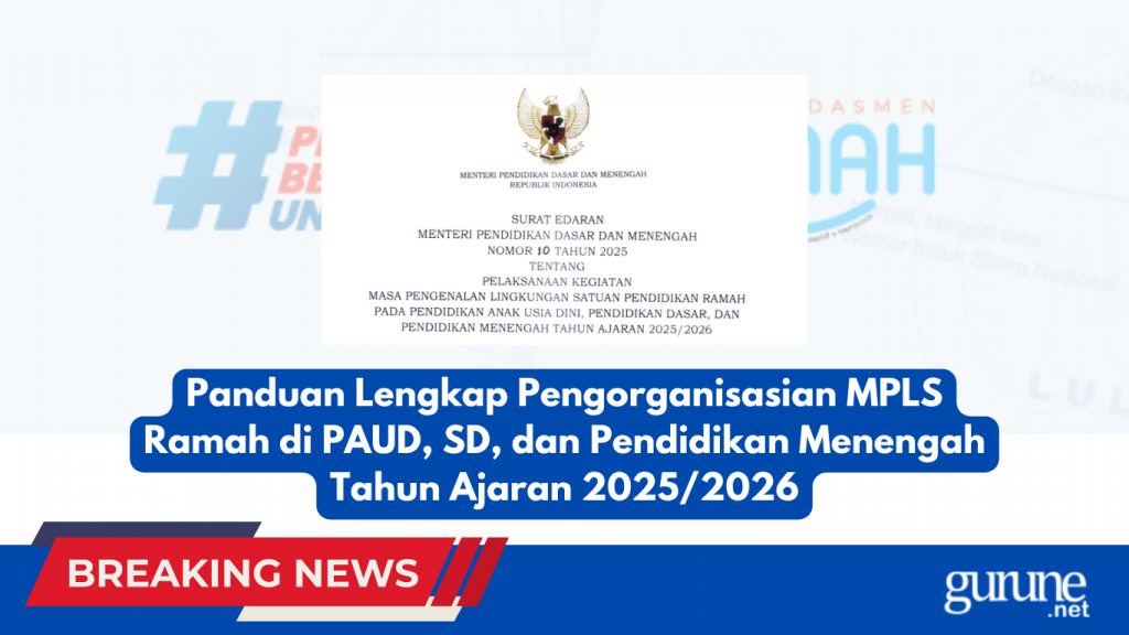 Panduan Lengkap Pengorganisasian MPLS Ramah di PAUD, SD, dan Pendidikan Menengah Tahun Ajaran 20252026