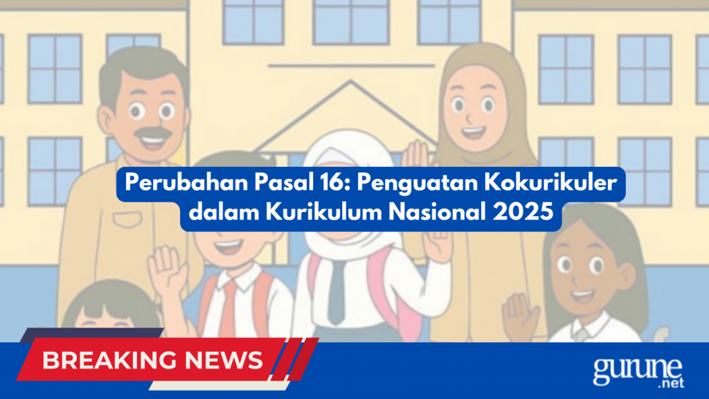 Perubahan Pasal 16: Penguatan Kokurikuler dalam Kurikulum Nasional 2025